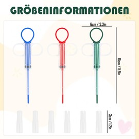 Feirdhoo Pack of 3 Pill Dispenser Cat and Dogs, Pill Assist Pet Cat, Pill Dispenser Cat Reusable Pet Pill Launcher, Pusher Tablet