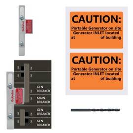 Generator Interlock Kit Compatible with Square D Generator Interlock Kit for Homeline Meter Main 150 or 200 amp Breaker (SD200SA)