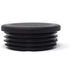 Design61 4 Lamellar Plugs for Round Pipes Diameter 48.4 mm Wall Thickness 1.2 - 3.6 mm in Black