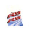 Yoaoo 2Pack OEM Chrome Rs R S Emblems Badges Sticker