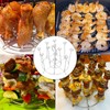 Skewer Stand Stainless Steel Vertical Barbecue Skewers Holder Fryer Accessories