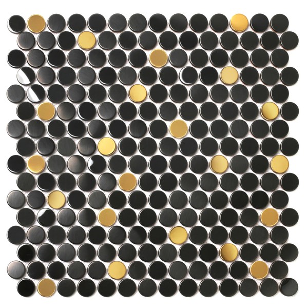 Blujellyfish Black Backsplash Tiles for Kitchen Bathroom Walls Black and
