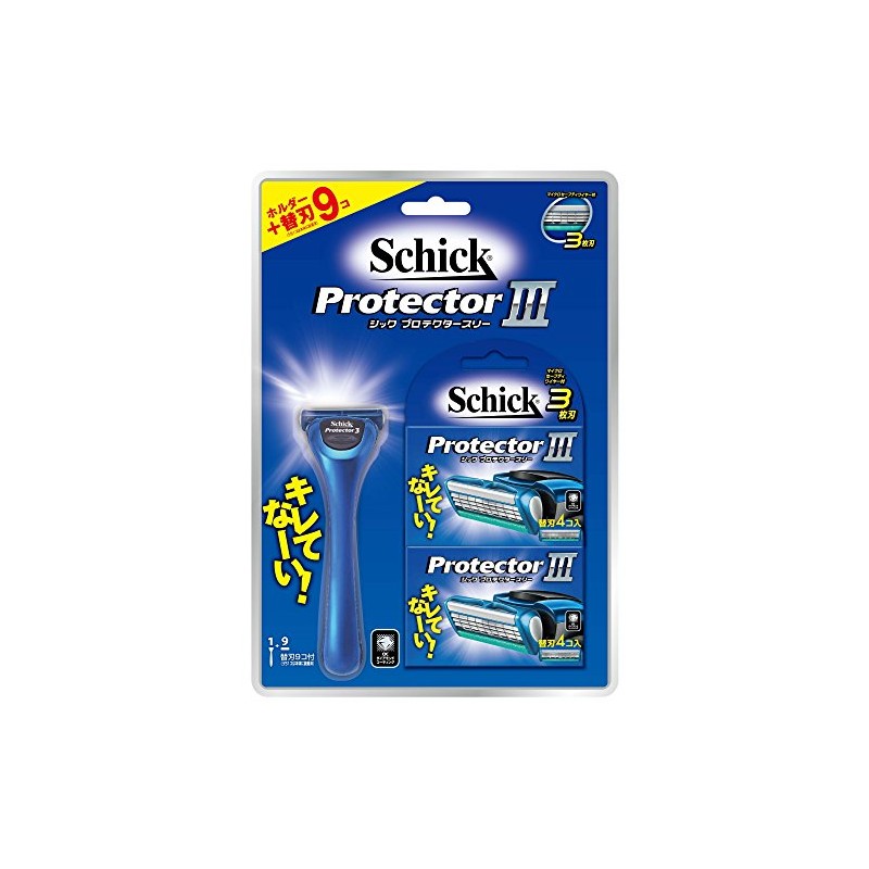 Schick Protectorree 3 Blade Club Pack Holder (with Blades +