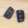 YINETTECH 2 Pack 3-button Rubber Key Pads Black Button Pads