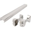 Prime-Line M 6093 32 In., Chrome, Tub and Shower Towel