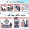 Pokachila Mochila Pañalera Termica Ligera Y Cambiador Mosquitero Cuna