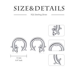 ZPMMPZ Dachshund Stud Earrings 925 Sterling Silver Dachshund Jewlry Weenie Dog Gifts for Women Girls Mother Daughter Girl Friend, Sterling Silver, No Gemstone