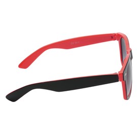 New 2014 Women's Men's Vintage 80's Two-Tone Sunglasses-Pick Your Color (Red)