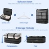 Portable Hanging Travel Shelves, Suitcase Organizer, Packing Cubes for Travel,