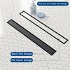 Neodrain 18-Inch Linear Shower Drain,with 2-in-1 Flat & Tile Insert