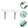 Gadpiparty 2 Pcs Steel Clock Winding Keys Professional Clock Tools