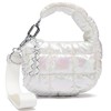 DOYOGI Mini Quilted Wristlet Bag for Women, Puffer Handbags,Evening Bags,Charm