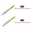 QUARKZMAN Spiral Tip Taps 1/4-20 UNC 8-32 Inch 2 3