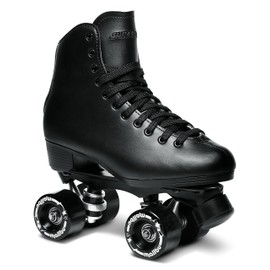 Sure-Grip Malibu Roller Skates (Mens 9 / Womens 10, Black)