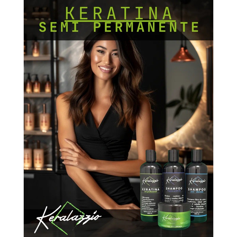 Keratina Premium Uso Profesional + Kit Post Alaciado