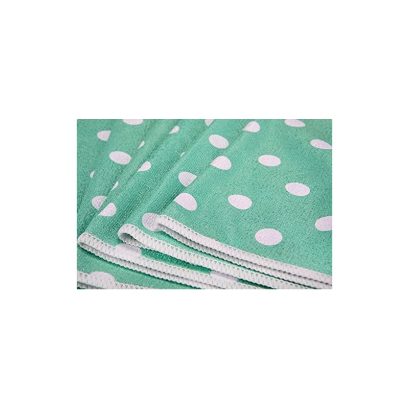 Aqua Clean Crystal Cleaning Cloths in Polka Dot Design 8