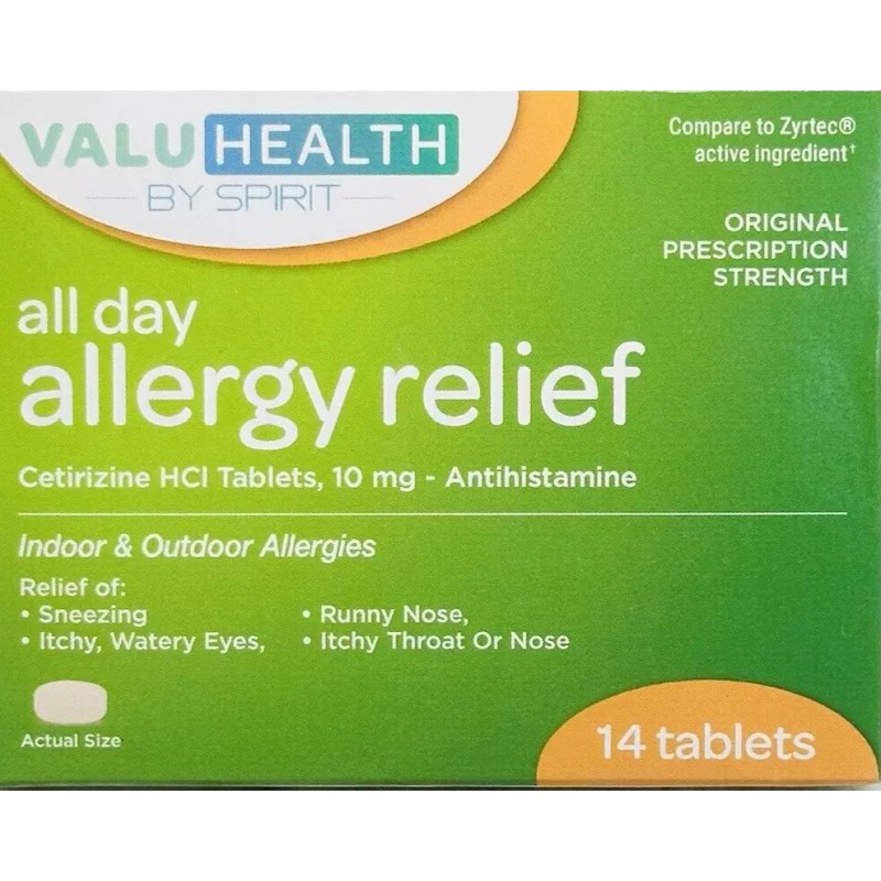 Ready Incase ValuHealth All Day Allergy Relief/Indoor/