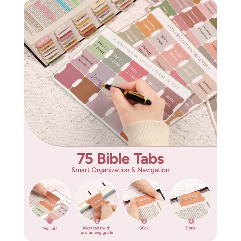 Bible Journaling Kit – Quilted Bible Cover Case for Women,