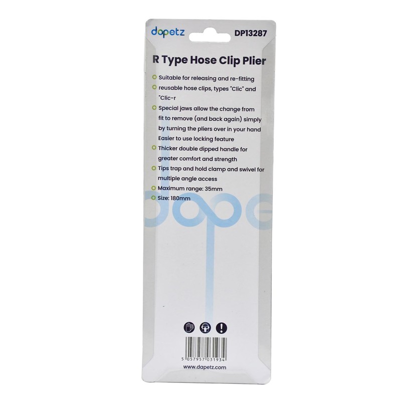 Dapetz® Heavy-Duty Hose Clamp Pliers Universal Clic & Clic-R Type