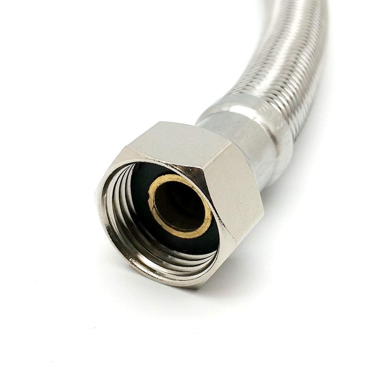 2X WRAS Approved 300mm 15mm Compression with Isolation Valve x