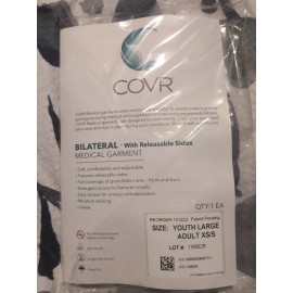 COVR 4 COVR Disposable Latex Free Bilateral (Groin) Exam Garment Youth Medium Med M