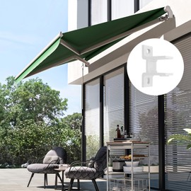 Wall Mount for Retractable Awnings for 40 Square Tube Installation, Aluminium Alloy Wall Mount Bracket Replacement Part