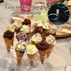 WUFGWBD 1 Piece Ice Cream Cone Stand, Candy Display Stand,
