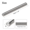 sourcing map 25Pcs M4 x 30mm Fully Threaded Rod 304