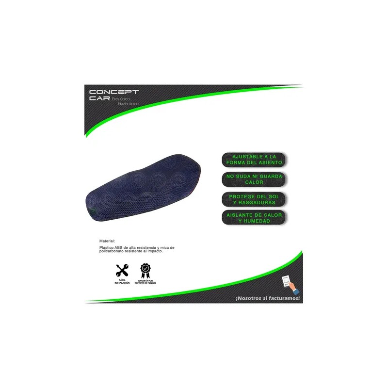 Funda Cubre Asiento Malla Para Moto Termica Universal Xl F1