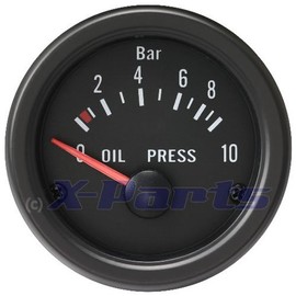 Oil Pressure Indicator Retro 52 mm Oldschool