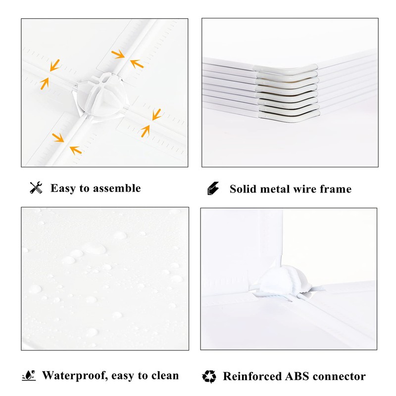 AWTATOS 12 Cube Storage Organizer, Closet Organizer Storage Shelves, White