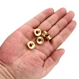 Opzour Universal String Trimmer Head Eyelets - 5 Pack Brass Weed Eater Replacement Parts Compatible with Troy-Bilt, Craftsman, and More, Ideal for Lawn Mowers, Strimmer, and Brush Cutters