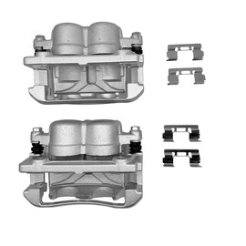 Forlevlaep 2pc Front Brake Calipers fit for Ford F-150 2012-2020 for Ford Lobo 6.2L 2011-2013, 2015-2017 Lobo with Brackets Both Left and Right side 18B5404 18B5405