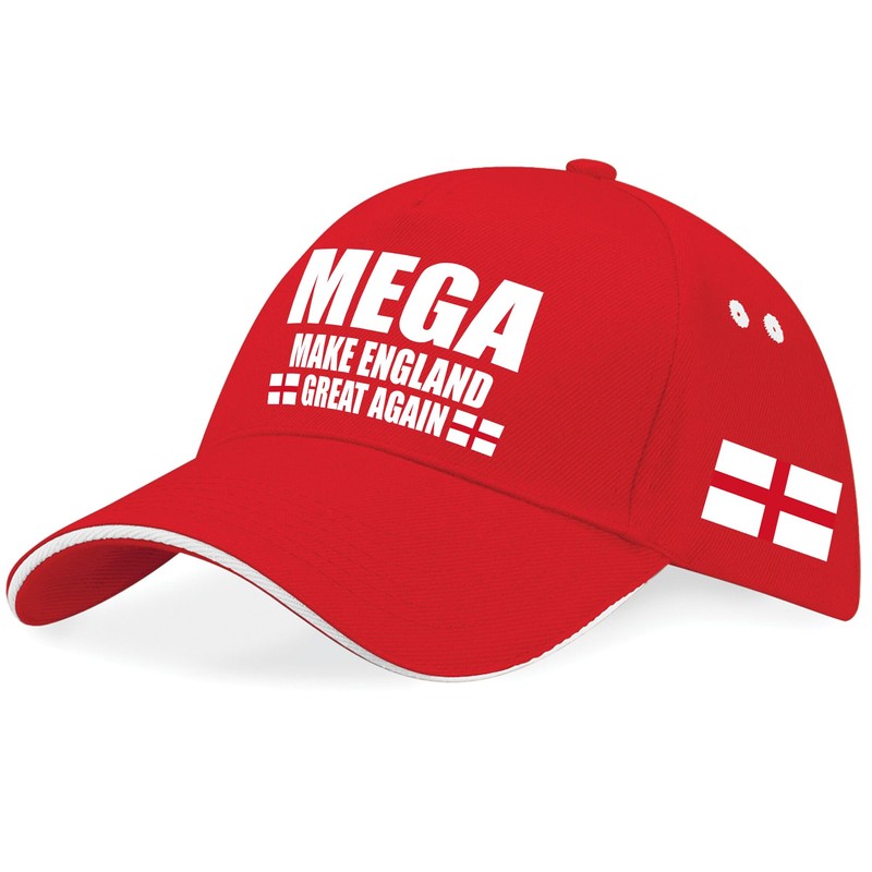 Purple Print House Mega Make England Great Again Baseball Cap