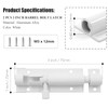Bivethoi 2 PCS 3 Inch Barrel Bolt Latch White Door
