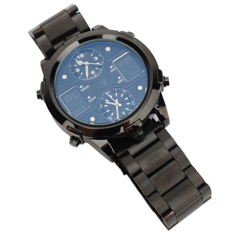 Men Wrist Watch with Alarm Clock Fashionable 30m Waterproof Backlight