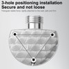 2PCS Shower Bar Valve Fixing Kit Shower Connection Elbow Tap