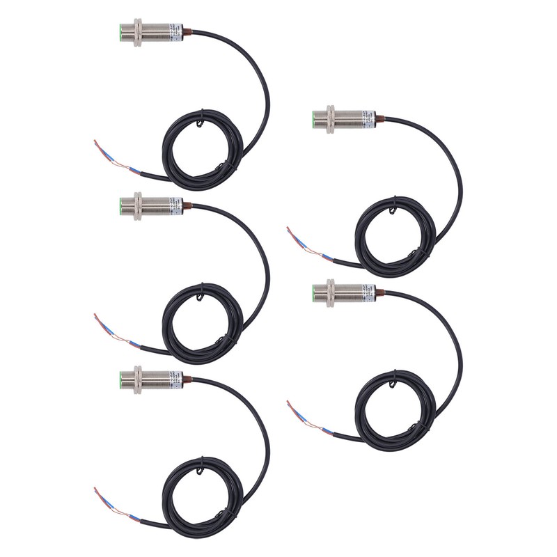 5Pcs Inductive Proximity Switch 150Hz 2 Wire Normally Open IP65