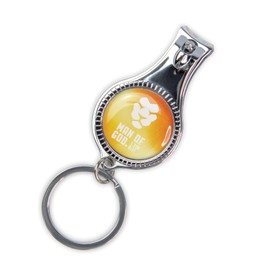 3-in-1 Scripture Nail Clipper Multitool, Green - Man of God, 1 Tim 6:11 - Metal Bible Verse Keychain Nail Clipper Tool with Bottle Opener & Nail File - Christian Pocket Tools For Men