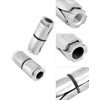 Qwork 3/8/''-16 Double Expansion Anchor, 25 Pcs Zinc Plated Shield
