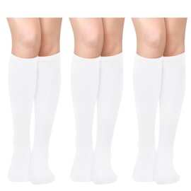 White Knee High Socks for Women Knee High White Socks Women White Knee Socks for Women White High Socks White Long Socks