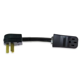 10-50P Male 3-PIN Plug to 14-50R 4-PIN Female Receptacle Stove Range Oven Power Cord Adapter 250V NEMA FX355