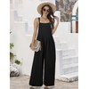 Buauty Women's Jumpsuits Overalls Wide Leg Casual 2025 Rompers Sleeveless