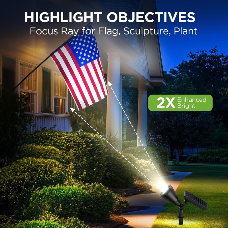 InnoGear Solar Lights Outdoor Waterproof Solar Garden Light for Outside