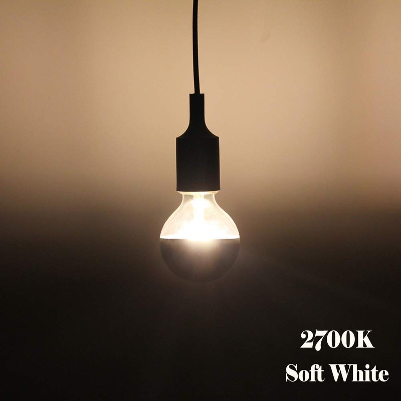 4W G45 Edison LED Bulb Gold Tipped Half Chrome LED