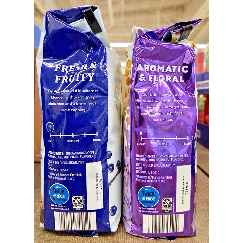 Barissimo Wild Blueberry Crumble Honey Lavender Ground Coffee 12oz 340g