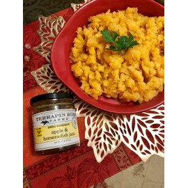 Terrapin Ridge Farms Apple Horseradish Jam – Sweet & Spicy Jam for Meats, Cheese, and More – Gluten Free, Vegan – 11 oz jar