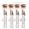 HOUSN Waterproof Liquid Eyebrow Pencil, with Four Fork Tips, Quick