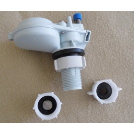 NUFLUSH Delta Toilet Fill Valve with Screen Filter Valve Protection, Pressure Activated