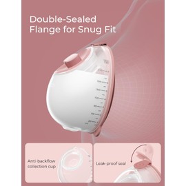 Momcozy Original V1 Pro/V2 Pro Breast Pump Replacement Accessories,Milk Collection Cups Only for Momcozy V1 Pro/V2 Pro, 2 Pack